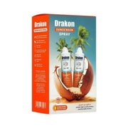 DrakonĀ® Promopack Sunscreen Spray Invisible Touch SPF50+ X2 - Drakon